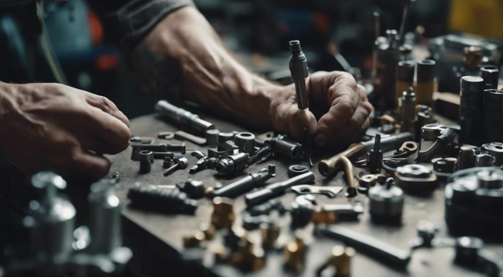 replacing hydraulic pump components